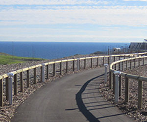 Solar Bollard Lighting Pic 3 - Solar Bollards used at SA Water Desalination Plant