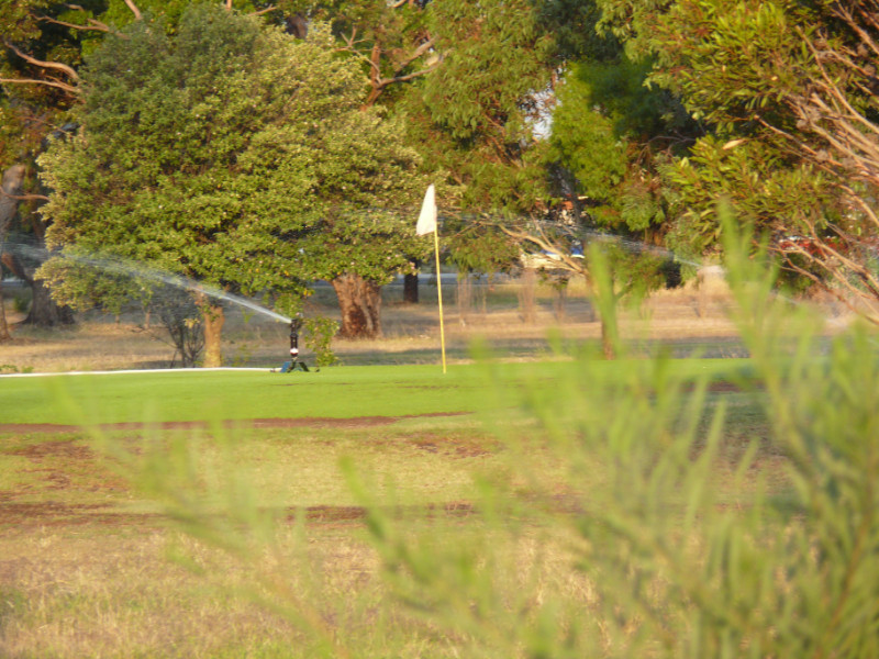 West Golf Club Bacchus Marsh Pic 1 - watering the third green