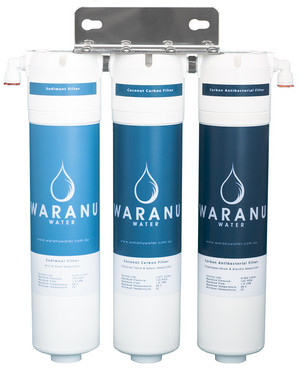 Waranu Water Filters Pic 3 - Triple Premier Undersink Water filter System