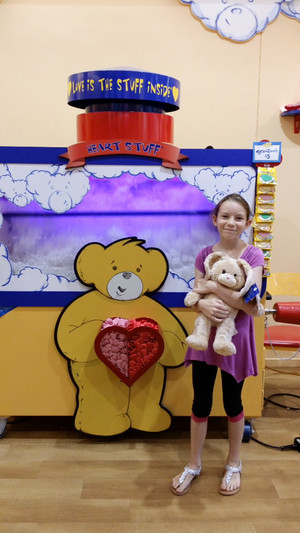 Build-A-Bear Pic 5 - At the stuffing station