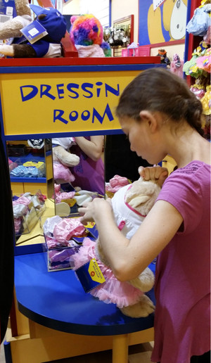 Build-A-Bear Pic 3 - Chelsea bunny came to 75 with skirt top shoes roller skates My daughter loves her