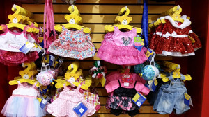 Build-A-Bear Pic 4 - More bear outfits 5 each for tops skirts Shoes and roller skates available too