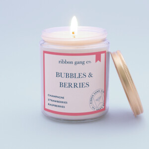 Ribbon Gang Co. Pic 3 - Bubbles Berries Candle by Ribbon Gang Co