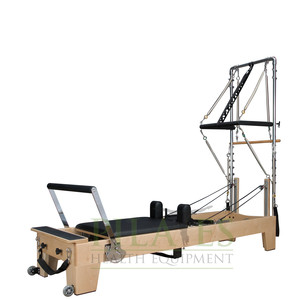 Pilates Health Equipment Pic 3 - Signature Series MK II Pilates Reformer with Half Trapeze Pilates Health Equipment