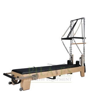 Pilates Health Equipment Pic 4 - Signature Series MK II Pilates Reformer with Half Trapeze Pilates Health Equipment