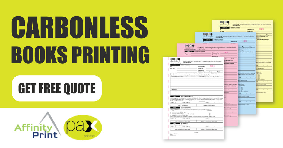 Pax Printers Pty Ltd Pic 1 - Invoice Books Printing