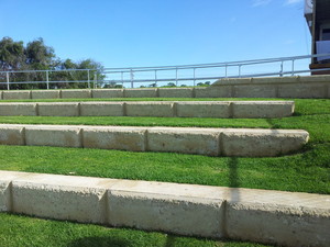 South West Block Laying & Machine Hire Pic 5 - Seating Sport Venues