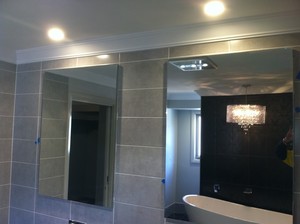 TSJ Electrical Pic 2 - Installation of down lights in bathroom