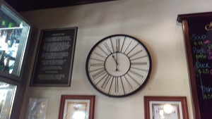 The Rocks Cafe Pic 3 - Clock