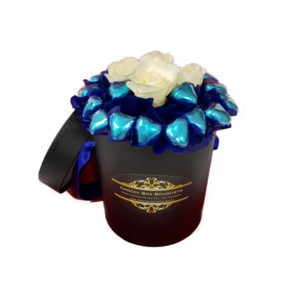 Choccy Box Bouquets Pic 5 - Blue Deluxe Flower