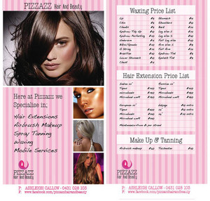 Pizzazz Hair & Beauty Pic 3 - Pizzazz Flyer