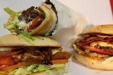 Tasty's no. 1 Burgers Souvlaki and Takeaway Pic 5 - Lamb Souvlaki No1 Chicken Burger create your own burger