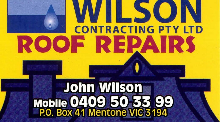 Wilson Contracting Pty Ltd Pic 1 - Roofing Repairs in Melbourne