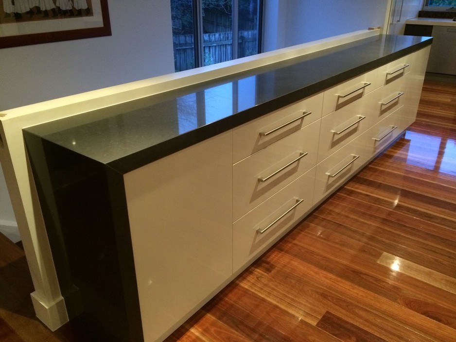 Transform-A-Space Pic 1 - Buffet Cabinetry with Engineered Stone Benchtop