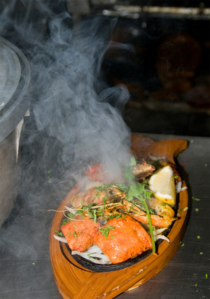 Kashi Indian Restaurant Pic 4 - Sizzling Chicken Tikka