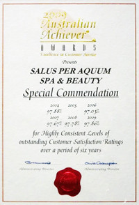 Salus Beauty and Day Spa Manly Pic 5 - Thank you for voting and helping us to win again in 2014