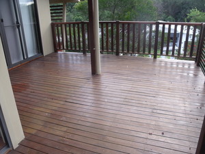 Leigh Kershaw Homes Pic 3 - The outdoor deck built 9 years ago has to be replace due to indoor timber used for outdoor structure