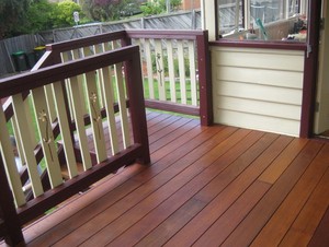 Timber Decking Now Group Pic 3 - Deck Builders Melbourne Timber Deck Handrails