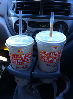 Hungry Jack's Pic 5 - Quick drive through for a 1 frozen coke