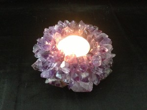 Eternal Crystals Pic 3 - Amethyst Point Tea Light