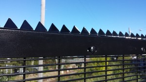 All State Fencing Services Pty Ltd Pic 2 - Rail Corp Gosford Station prison mesh 358 Mesh Croc Top