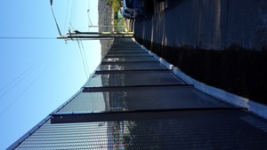 All State Fencing Services Pty Ltd Pic 3 - Rail Corp Gosford Station prison mesh 358 Mesh Croc top