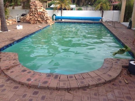 Waterwise Pool Care Pic 1 - Before green pool treatment