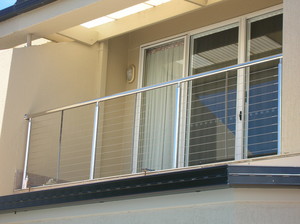 A Grade Aluminium Pic 4 - Stainless Steel Wire Balustrade