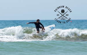 Rainbow Beach Learn to Surf Pic 4 - Carve it up on one of our hire boards