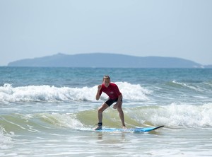 Rainbow Beach Learn to Surf Pic 5 - Fun learner waves and great coaching