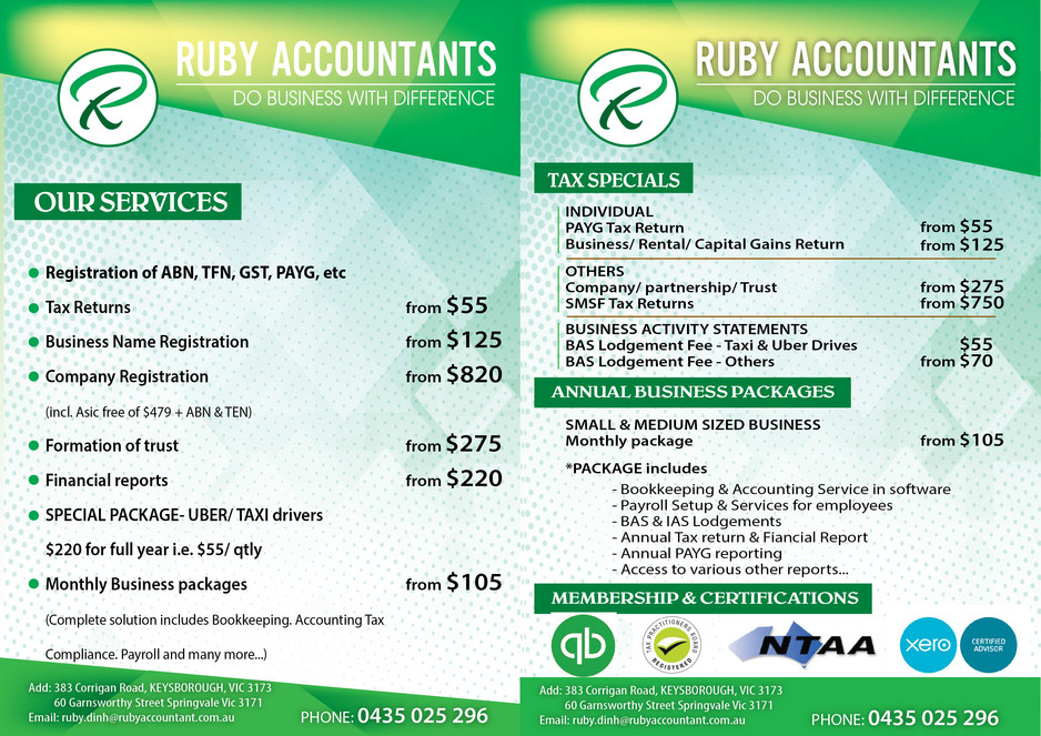 RUBY ACCOUNTANT PTY LTD Pic 1