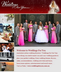 Weddings For You Pic 2 - Stay uptodate with the latest information via our Facebook Fanpage