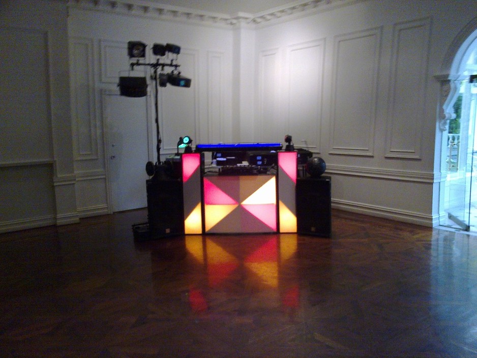 Absolute Class Productions Pic 1 - One of our setups before the guests came in at The International Of Brighton