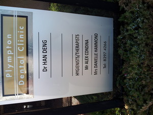 Plympton Dental Clinic Pic 4 - Sign