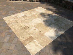 Restore Outdoor Pic 3 - Restored travertine