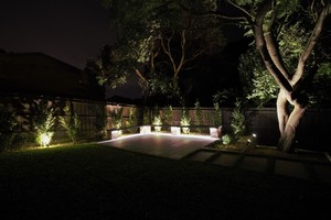 CED Services Group Pic 5 - Garden lighting including LED strip in feature bench seat in Ringwood North