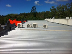 Air Supply Air Conditioning Pic 5 - Split System Installation on a commercial building