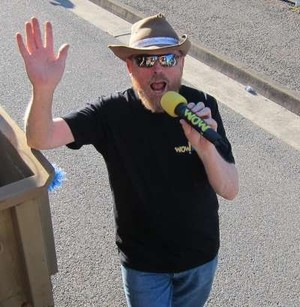 WOW FM Pic 3 - WOW presenter David from Tru Blu at the Port Adelaide Twilight Christmas Parade