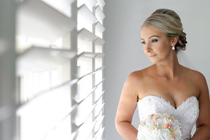 Daniel Suarez Photography Pic 4 - Bride watching through the window