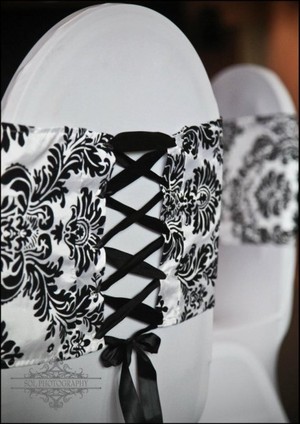 Dream Day Weddings & Event Hire Pic 5 - Damask Chair corset