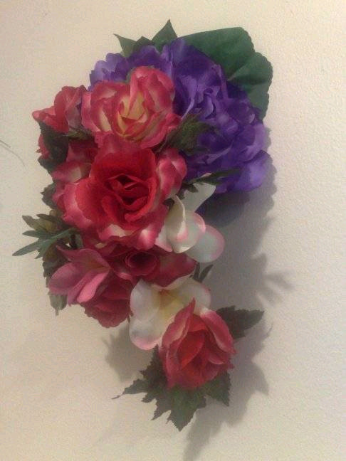 Faux Flower Bouquets Pic 1 - Tropical Shell Bouquet