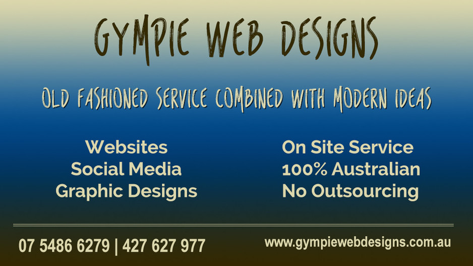 Gympie Web Designs Pic 1 - Website Design