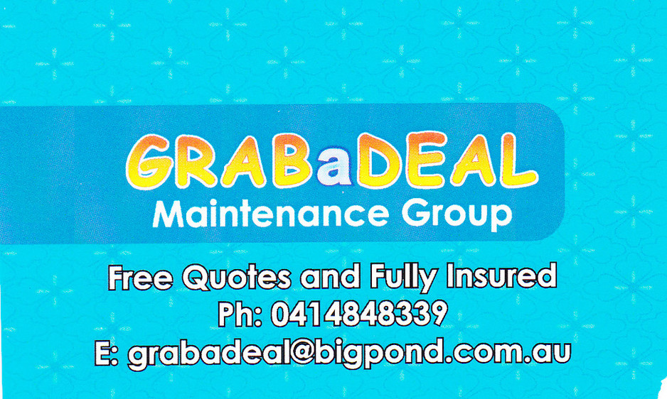 Grab A Deal - Property Maintenance Group Pic 1 - We Are Cheaper Than You Think