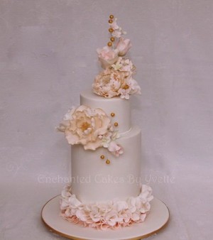 Enchanted Cakes By Yvette Pic 5 - Doublebarrel wedding cake