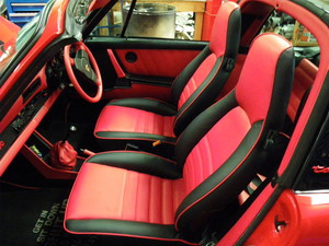 A Grade Upholstery Pic 2 - Porsche 911 Convertible Leather Interior