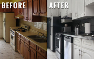 Sevelle Building Services Pic 3 - Kitchen Before and after