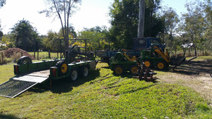 Gav's Mini Diggers Pic 4 - Silt Barriers Silt Fences concreting mini digger wet hire