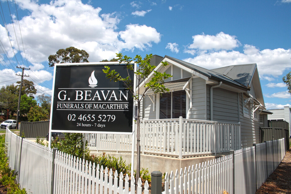 G Beavan Funerals Pic 1 - G Beavan Funerals of Macarthur are proud to be an independent family owned and run Funeral Director Our strong family values continue to drive our commitment to offering exceptional quality meaningful value care to community members when they need it