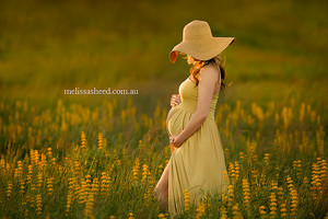 Melissa Sheed Photography Pic 5 - outdoor sunset pregnancy photo