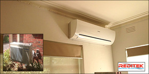 Reditek Electrical & Airconditioning Pic 4 - Rental apartment split system installation